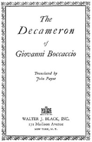 [Gutenberg 23700] • The Decameron of Giovanni Boccaccio